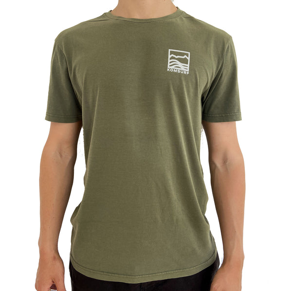 Komsurf T-shirt Pocket Square Olive