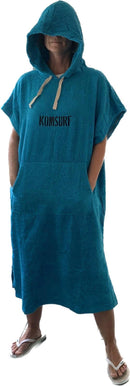 Komsurf Poncho 100% Cotton Towel Blue
