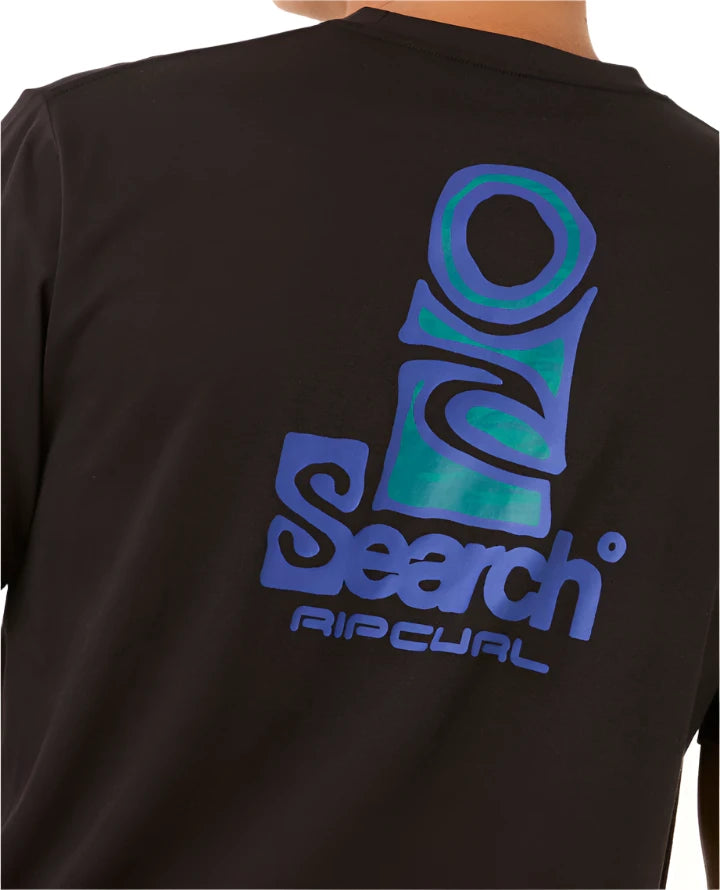 Rip Curl T-shirt VaporCool Search Stack Black