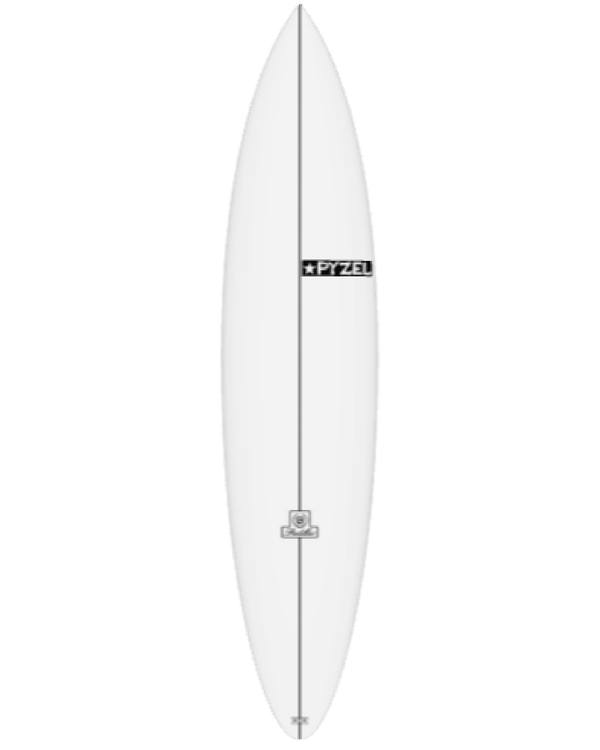 Pyzel Surfboard Padillac 7'2 Futures Grey