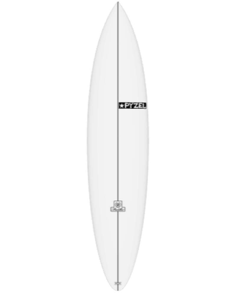 Pyzel Surfboard Padillac 7'2 Futures Grey