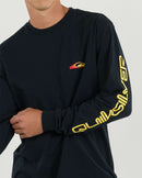Quiksilver T-shirt Warp Drive Black L/S