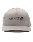 Stance Icon Snapback Cap Grey