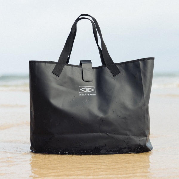 Ocean and Earth Large Waterproof Beach Tote Bag