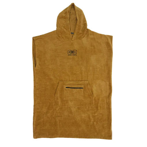 Ocean and Earth Bronze Poncho Corp Hooded