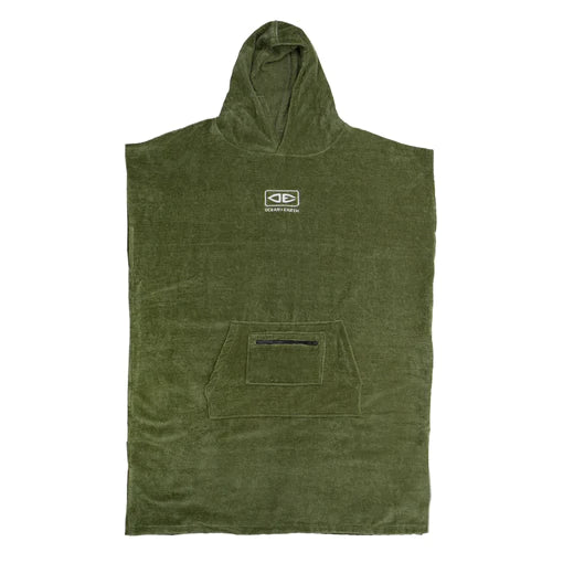 Ocean and Earth Military Poncho Corp Hooded
