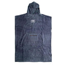 Ocean and Earth Blue Poncho Corp Hooded