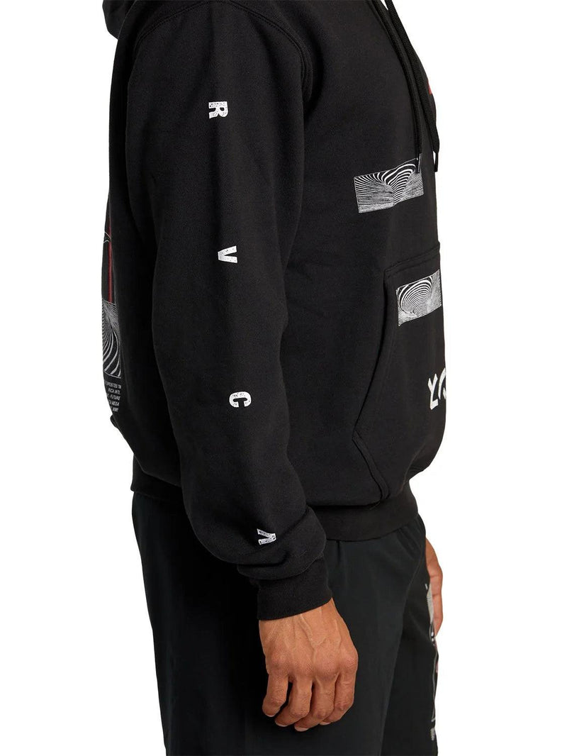 RVCA Hoodie Black Sun Black