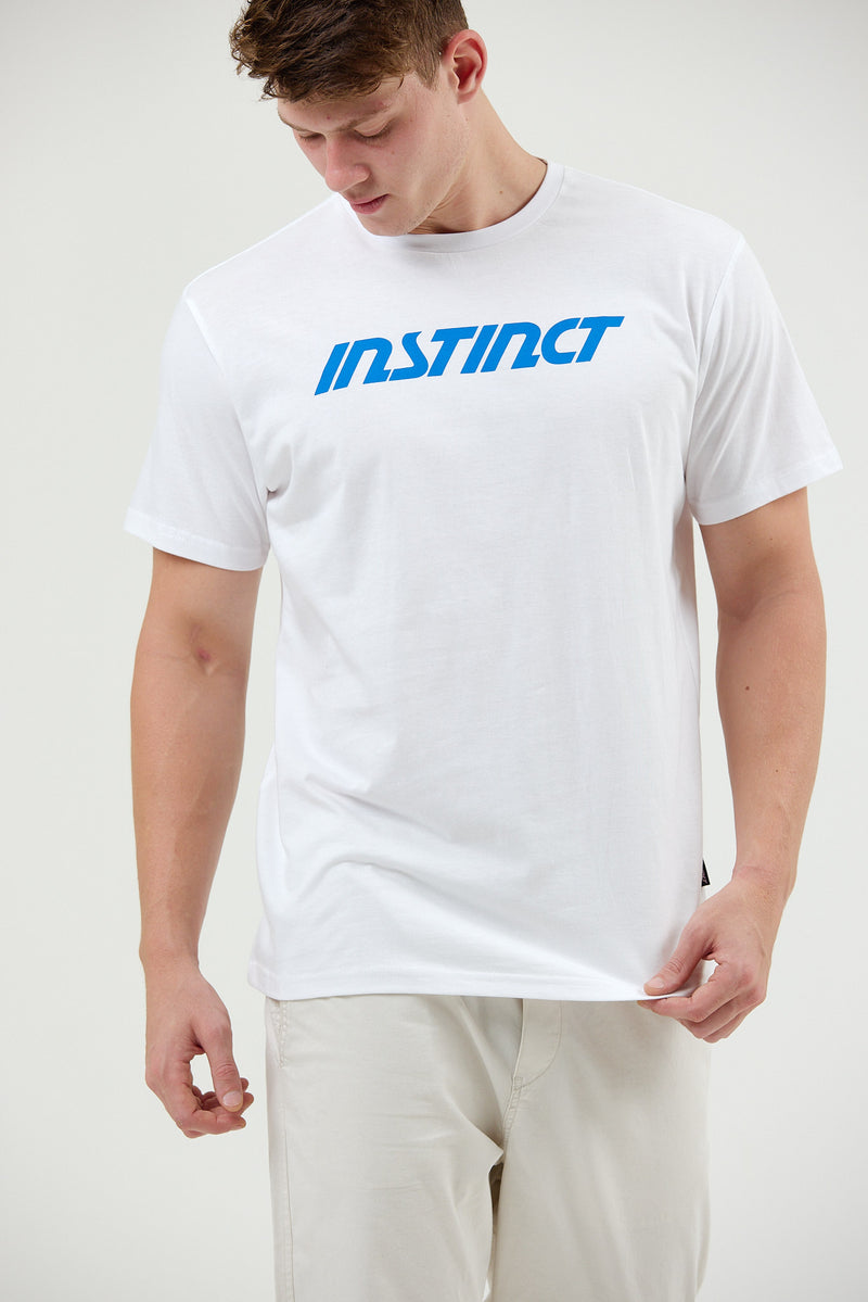 Instinct T-shirt Classic Front Logo White