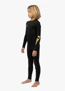 Vissla Wetsuit Seven Seas 4/3 Yellow Black Kid's