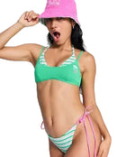 Bikini Bottom Roxy Juicy Tanga Island Green