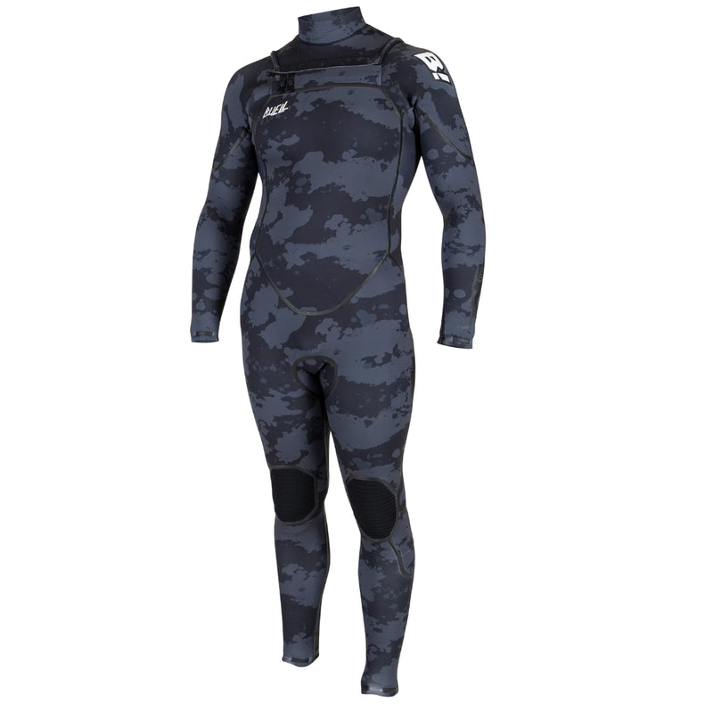 Buell RB1 Accelerator 4/3 Men's Wetsuit - JOB Black Acid Wash