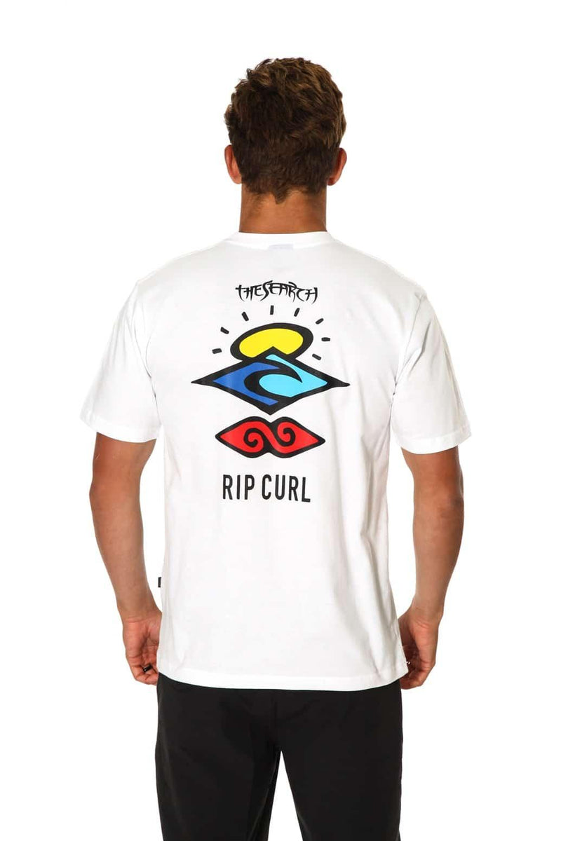 Rip Curl T-shirt Search Outline Icon Off White