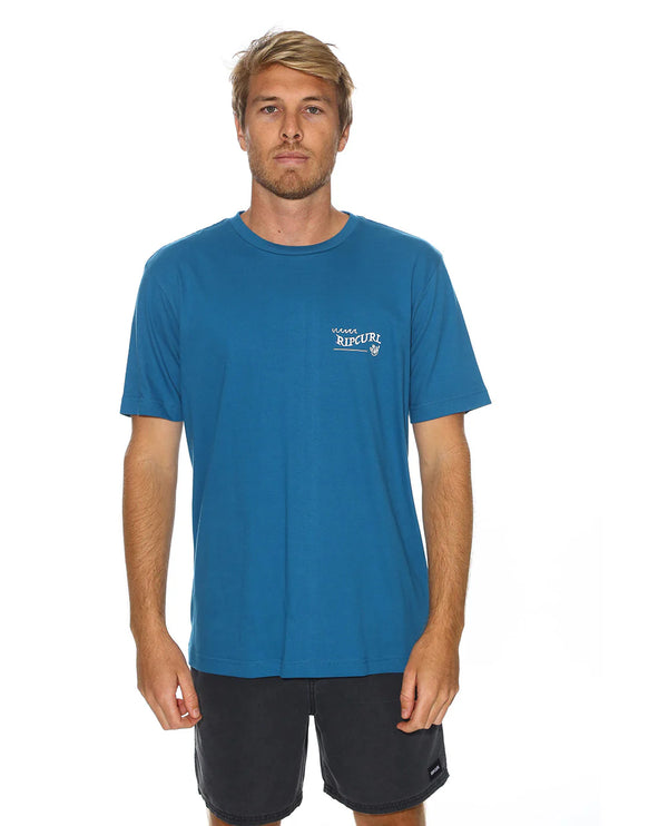 Rip Curl T-shirt The Search Endless Blue