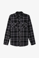 O'Neill Fleece Glacier Plaid Super Flannel Black