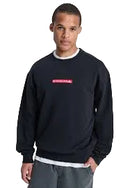 Fleece Top Quiksilver DNA Crew Black