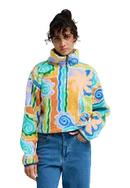 Fleece Billabong Ladies Holiday Cropped Multi