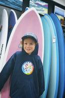 Hoodie Komsurf Tie Dye Kids Navy