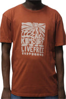 Komsurf T-Shirt Live Free Psych
