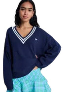 Jersey Roxy Surf School V Neck Mood Indigo