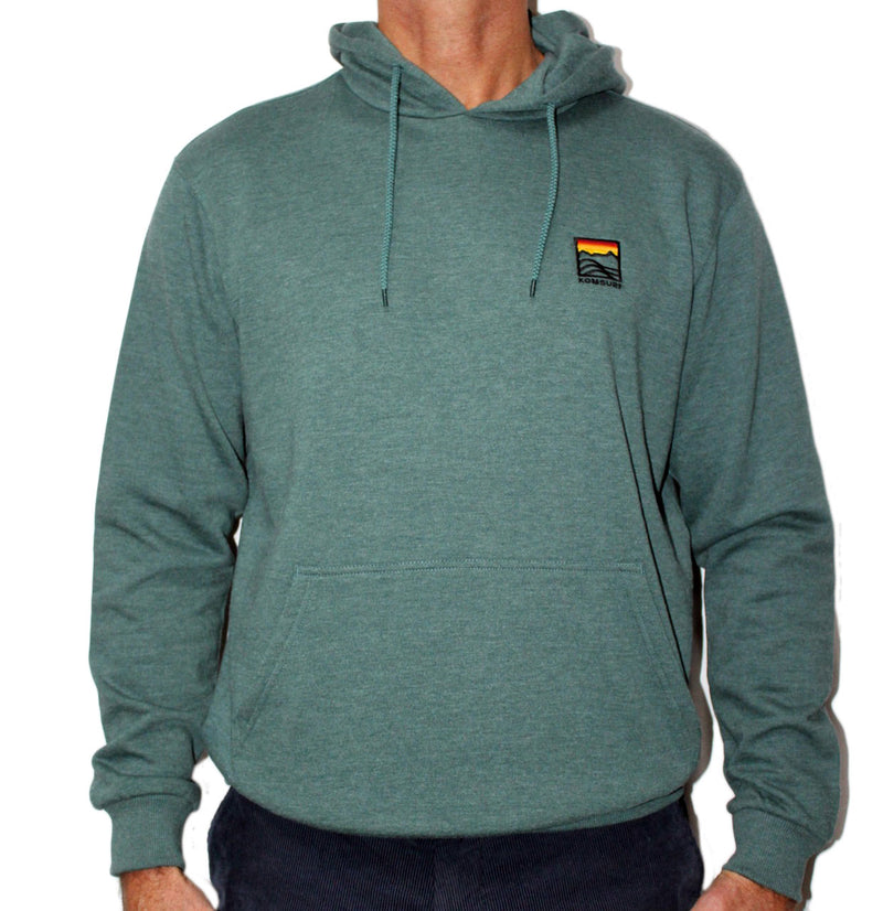 Komsurf Hoodie -  Mini Logo Emerald Green