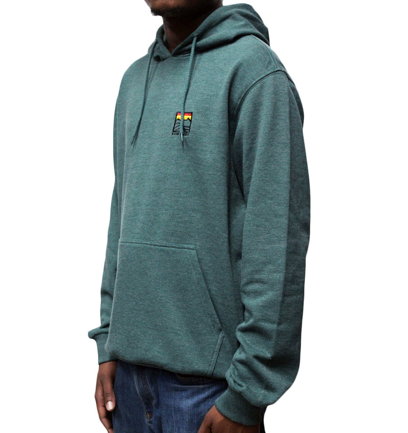 Komsurf Hoodie -  Mini Logo Emerald Green