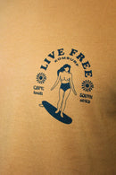 Komsurf T-Shirt Live Free Surfer