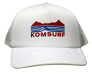 Komsurf Cap Sentinel Skyline Trucker White & Red