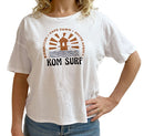 Komsurf T-Shirt Ladies Lighthouse White