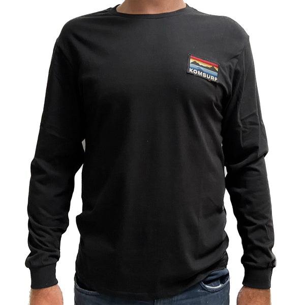 Komsurf Black Long Sleeve Men's Sweater