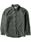 Vissla Flannel Eco-zy Polar Long Sleeve Olive