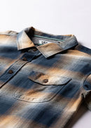 Shirt Flannel Vissla Central Coast Dark Naval