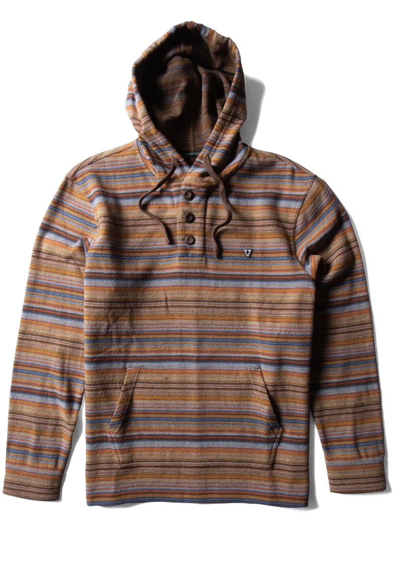 Vissla Hoodie Descanso Hooded Popover Dark Honey