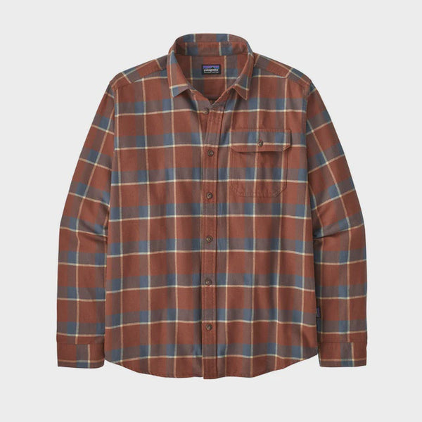 Patagonia Shirt Cotton In Conversion Lightweight Fjord Sisu Brown L/S