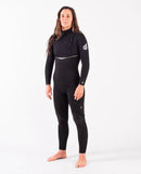 Wetsuit Rip Curl E Bomb 4/3 Zip Free Steamer Women's Wetsuit
