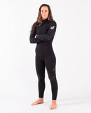 Wetsuit Rip Curl E Bomb 4/3 Zip Free Steamer Women's Wetsuit