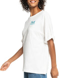 Roxy T-shirt Backside Sun Snow White