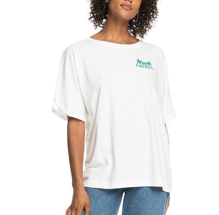 Roxy T-shirt Backside Sun Snow White