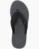 RVCA Flip Flops SandBar Charcoal