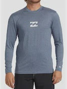 Billabong Rash Vest All Day Wave L/S Navy Heather