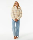 Rip Curl Jacket Anti-Series Surf Check Puffer Natural