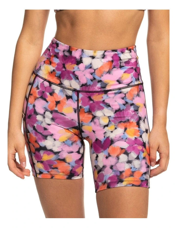 Roxy Technical Shorts Heart Into It Tiger Lily Bloom