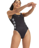 Roxy Swimsuit Mineral One Piece Anthracite Morockin Vibes Swim