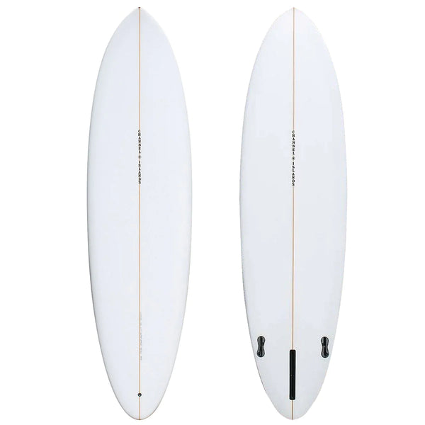 Channel Islands Mid Length Surfboard Clear 7'4