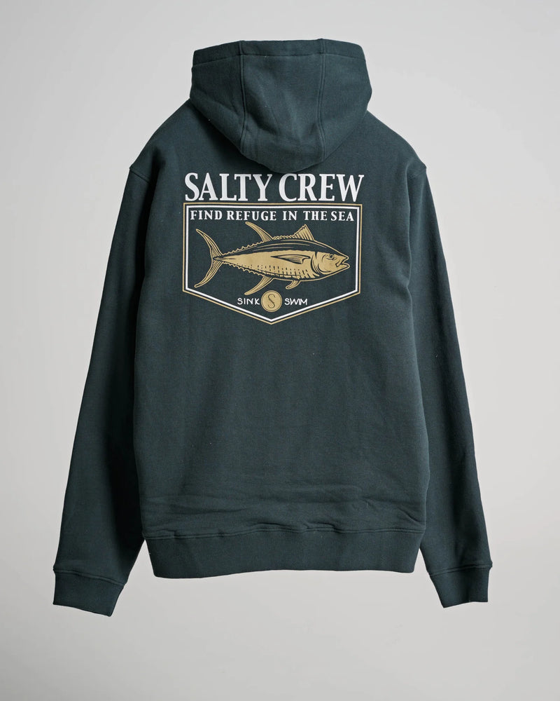 Salty Crew Zip Fleece Angler Sherpa Coal / Black