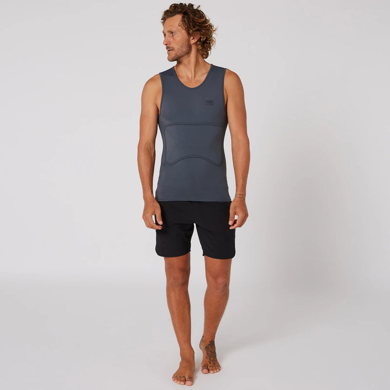 Rash Vest Ocean and Earth Rib Guard Padded LS