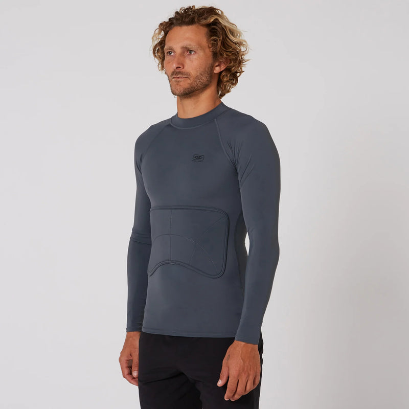 Rash Vest Ocean and Earth Rib Guard Padded LS