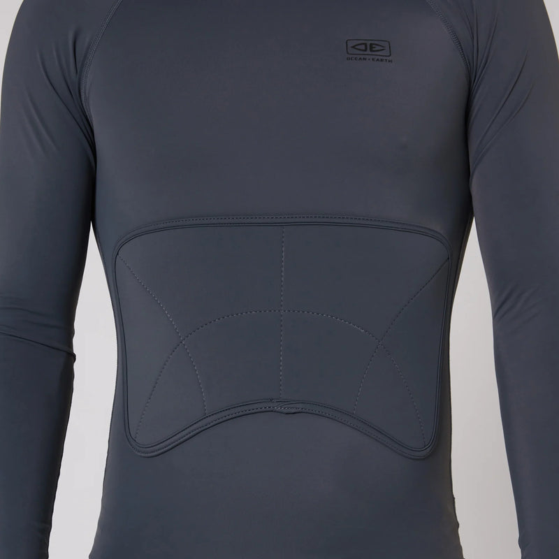 Rash Vest Ocean and Earth Rib Guard Padded LS