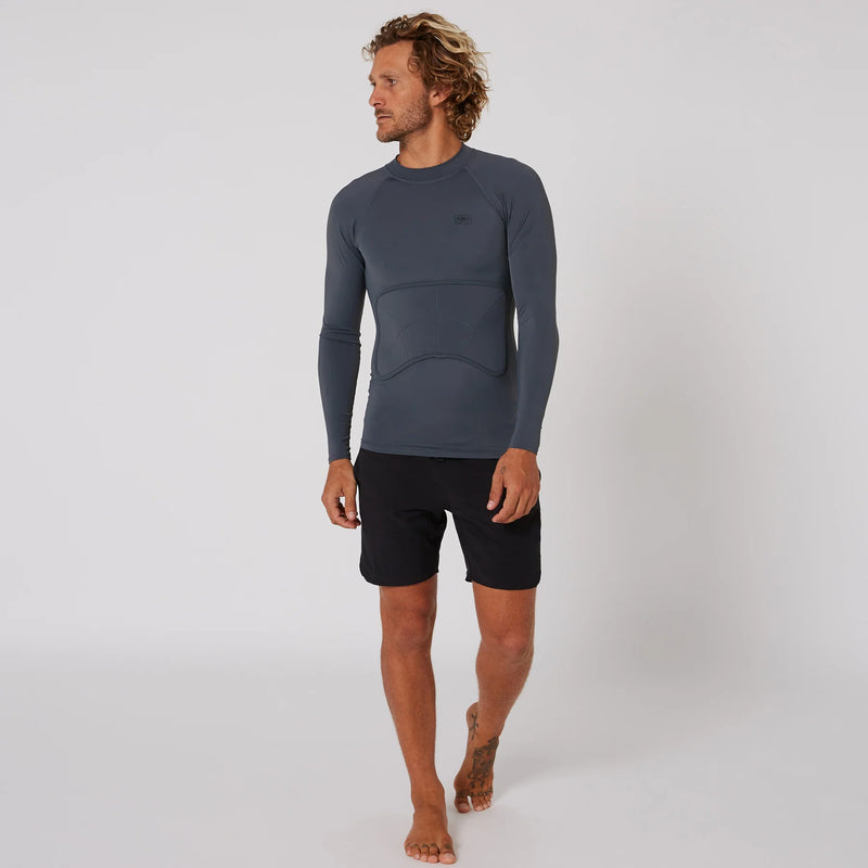 Rash Vest Ocean and Earth Rib Guard Padded LS