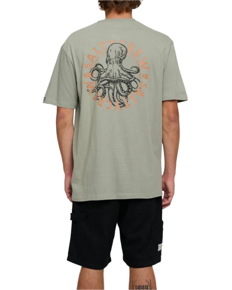 Salty Crew T Tentacles Kelp Green